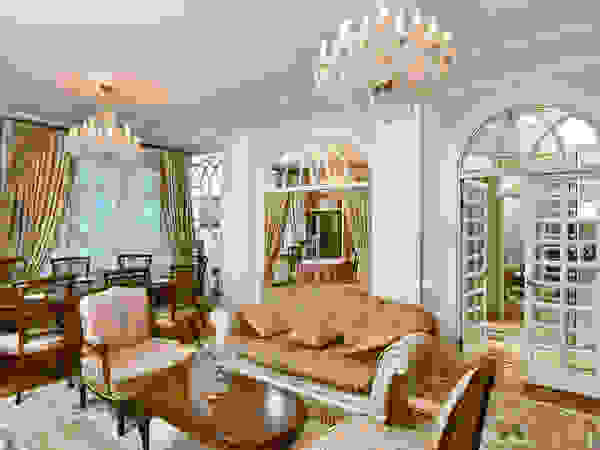 D&T Architects Classic style living room