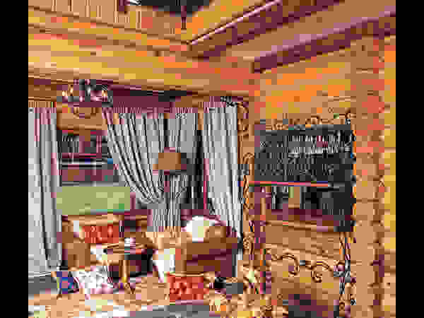D&T Architects Country style living room