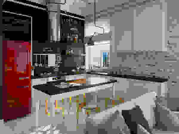 Aiya Design Industrial style kitchen