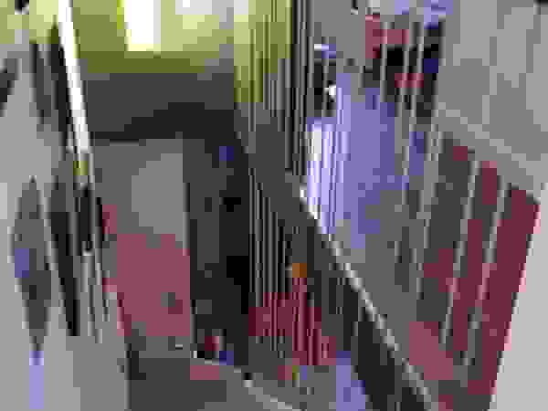 Christèle BRIER Architechniques Modern corridor, hallway & stairs