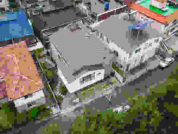 (주)유타건축사사무소 Modern Houses Bricks Grey