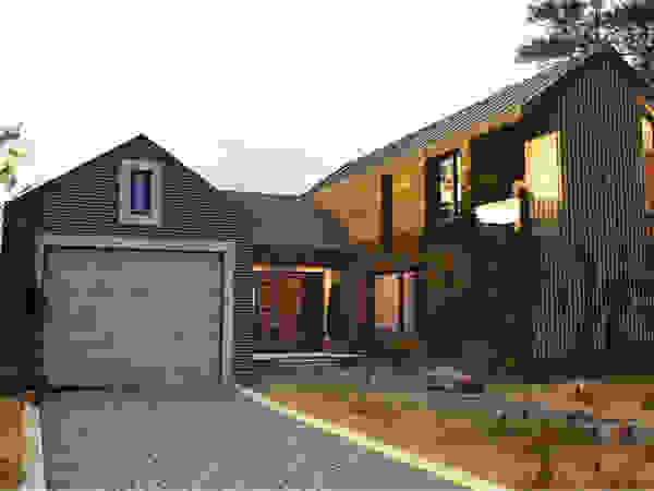 IK-architects Minimalist houses Bricks Brown