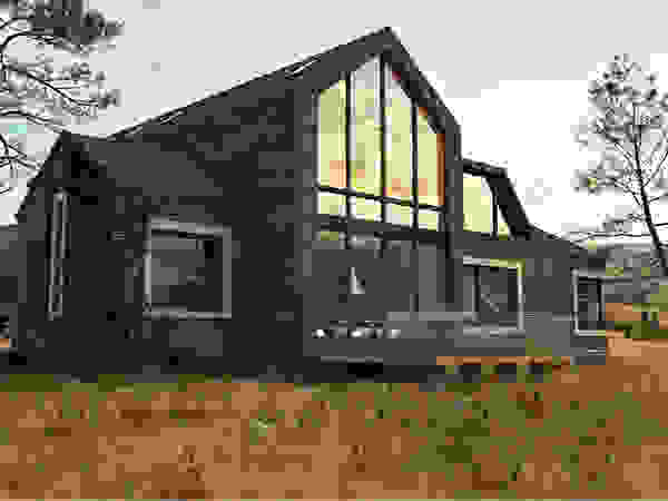 IK-architects Minimalist houses Bricks Brown