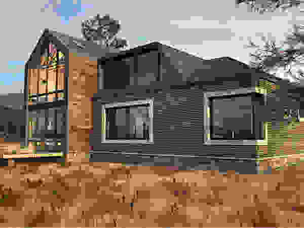 IK-architects Minimalist houses Bricks Brown