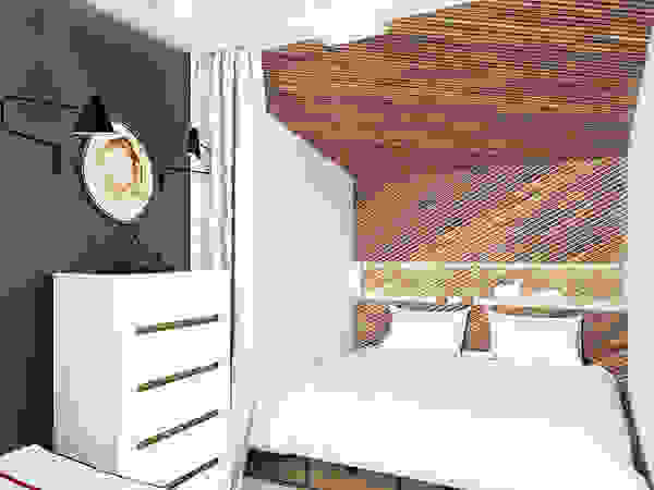 IK-architects Minimalist bedroom