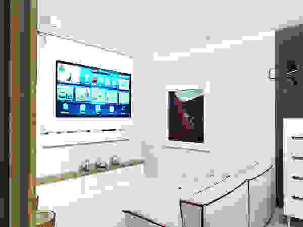 IK-architects Minimalist living room