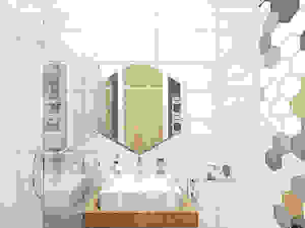 IK-architects Minimalist bathroom