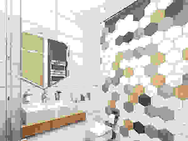 IK-architects Minimalist bathroom