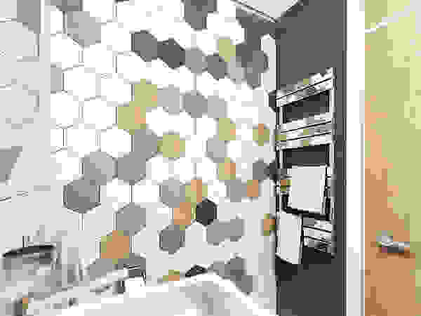 IK-architects Minimalist bathroom