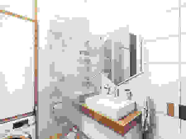 IK-architects Minimalist bathroom