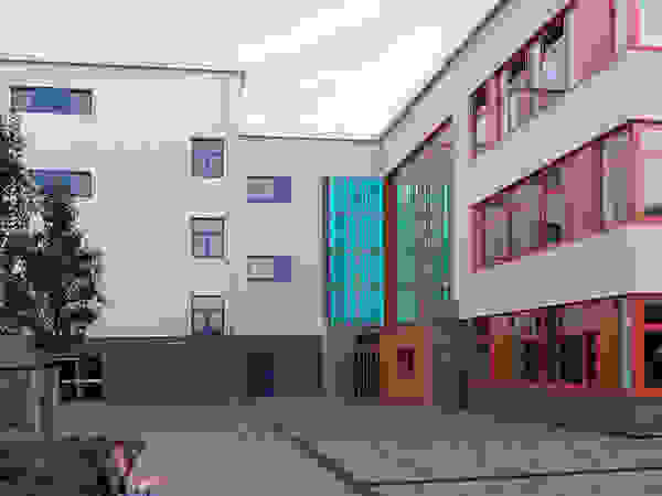 Glasgestaltung in der Architektur Eclectic style houses