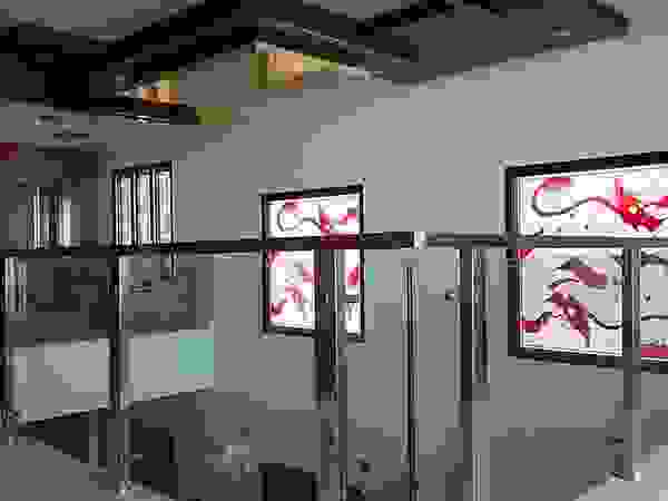 DESIGNER GALAXY Modern Corridor, Hallway and Staircase