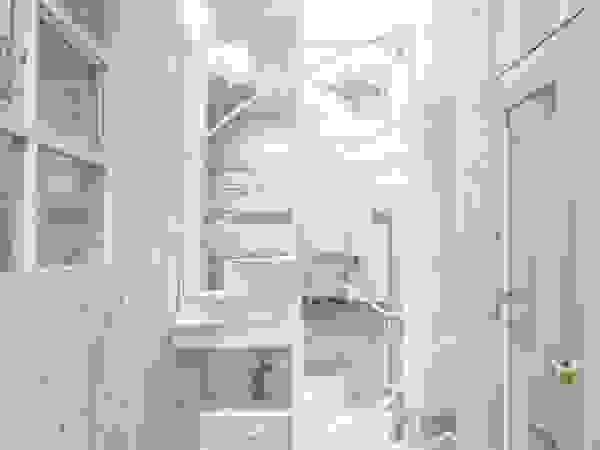 ディンプル建築設計事務所 Modern corridor, hallway & stairs Solid Wood Wood effect