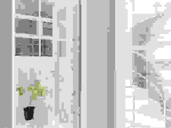 ディンプル建築設計事務所 Modern style bedroom Sandstone White