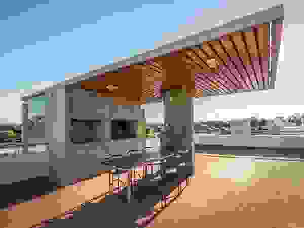 barqs bisio arquitectos Modern balcony, veranda & terrace
