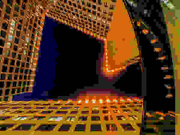 MAASS-Licht Lichtplanung Modern houses Orange