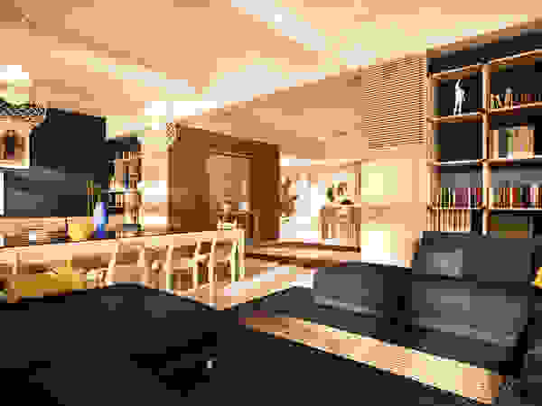 de-cube Modern Living Room