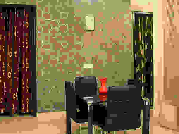 Decor At Door Столовая комната в средиземноморском стиле