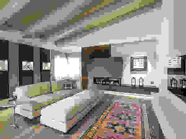 BRANDO concept Living roomFireplaces & accessories