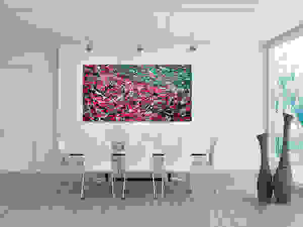 KUNSTLOFT ArtworkPictures & paintings Cotton Red
