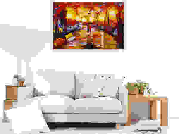KUNSTLOFT ArtworkPictures & paintings Cotton Red