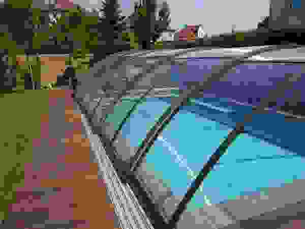 Foliebecken grau-hellgrau+ FKB Schwimmbadtechnik Kolam Renang Modern
