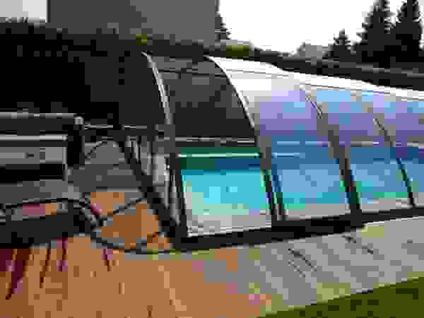 Foliebecken grau-hellgrau+ FKB Schwimmbadtechnik Kolam Renang Modern