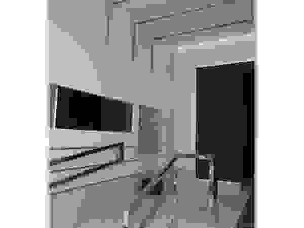 Portal tesifonte torradoarquitectura Modern Corridor, Hallway and Staircase