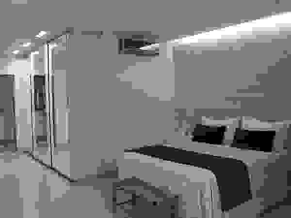 FAGM Arquitetos Modern Bedroom
