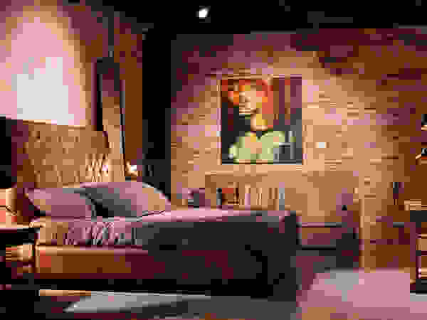 The Blue House Modern style bedroom