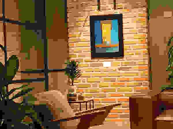 The Blue House Modern living room
