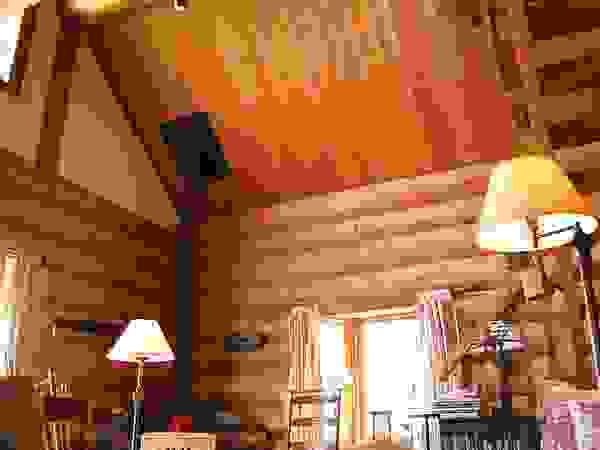 Log Cabin beside Japan Alps Cottage Style / コテージスタイル Country style living room Wood Wood effect