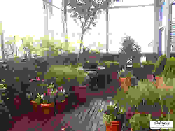 Potager Klassieke balkons, veranda's en terrassen Groen
