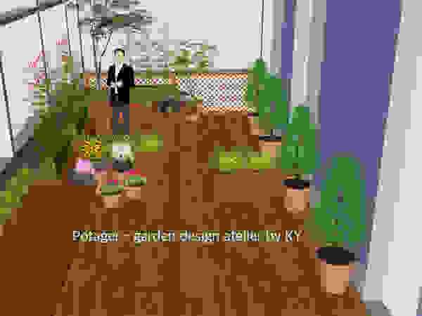 Potager Klassieke balkons, veranda's en terrassen Groen