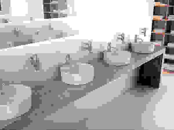 BATHCO BathroomSinks Porcelain White