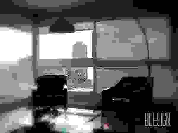 Estudio BDesign Living room Reinforced concrete Black