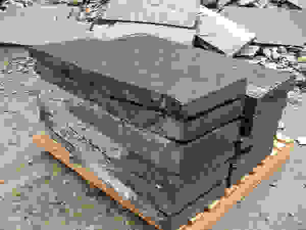 pizarra y tejado Walls & flooringTiles Stone Black