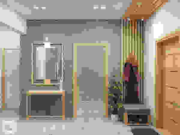 Giovani Design Studio Scandinavian style corridor, hallway& stairs