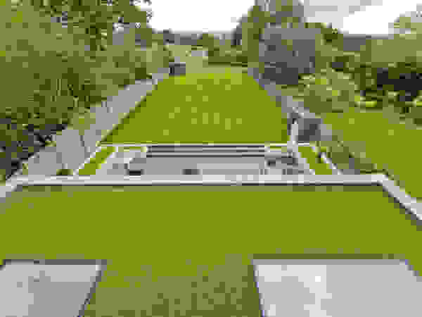 Private residential house—Elstree New Images Architects Modern garden