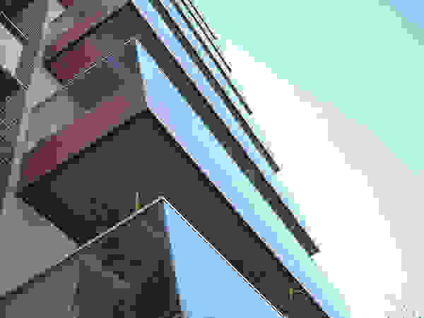 CCMP Arquitectura Modern balcony, veranda & terrace