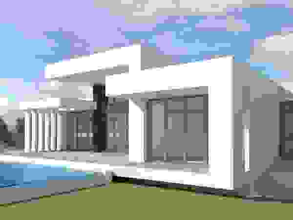 DYOV STUDIO Arquitectura, Concepto Passivhaus Mediterraneo 653 77 38 06 Villas Limestone White