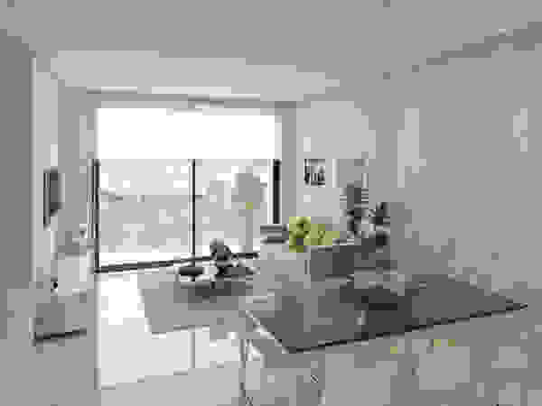 Area5 arquitectura SAS Salas de estar modernas Bege