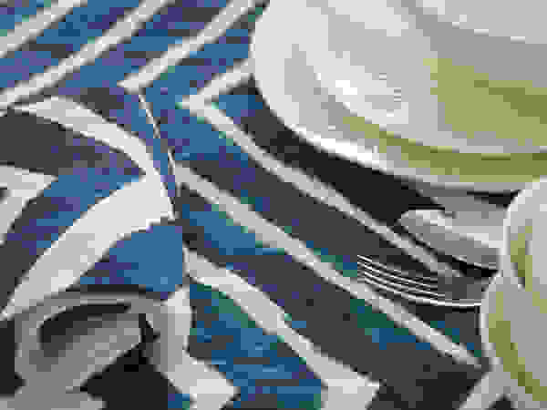 Piatti collezione Chevron Stamperia Bertozzi Sala da pranzoStoviglie & Bicchieri Porcellana Bianco
