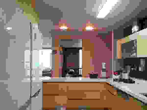 구름집 02-338-6835 Modern Kitchen Wood Wood effect