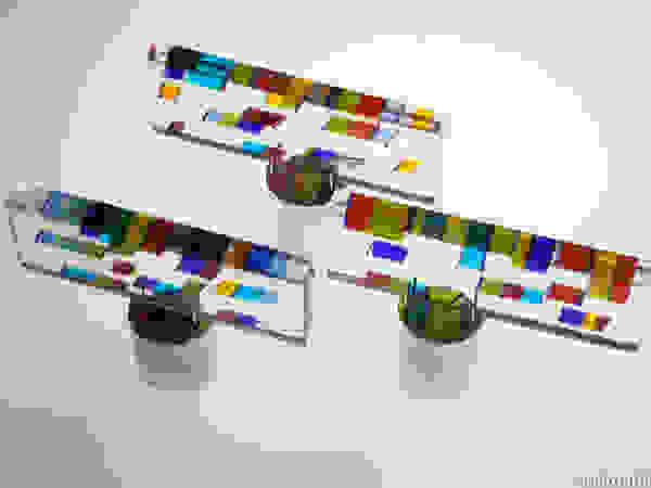 Ana Maria Nava Glass ArtworkSculptures Glass Multicolored