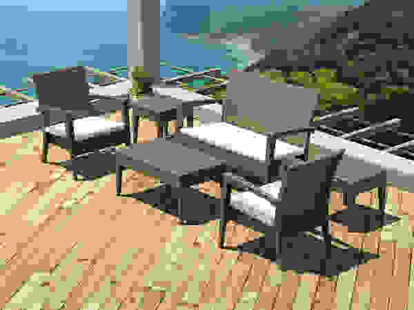 Coffee Meuble Garden Furniture Brown