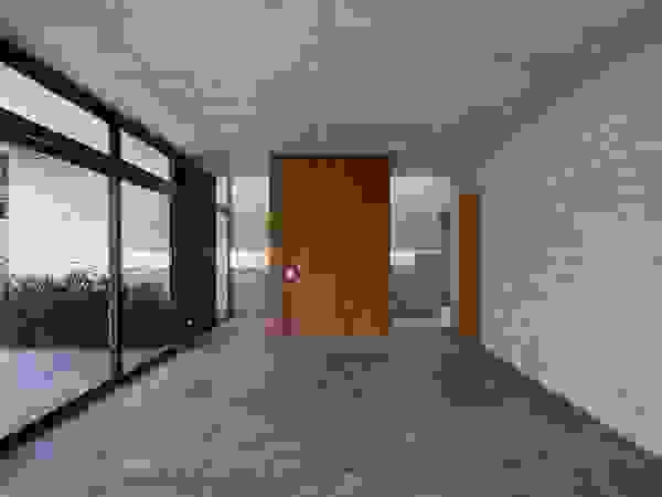 Casa oZsO Martin Dulanto Modern Corridor, Hallway and Staircase
