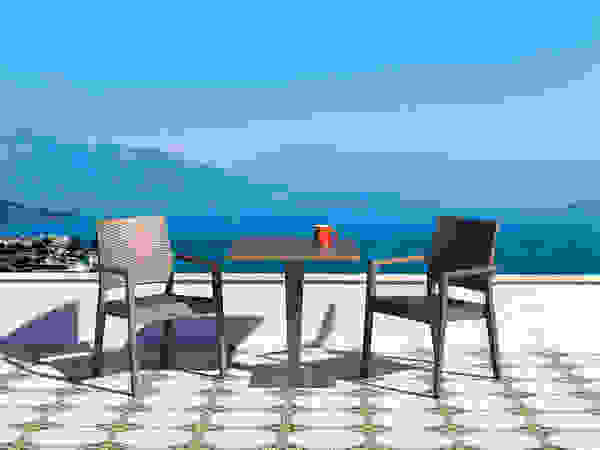 Coffee Meuble Garden Furniture Brown