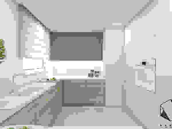 BAGUA Pracownia Architektury Wnętrz Minimalistische keukens