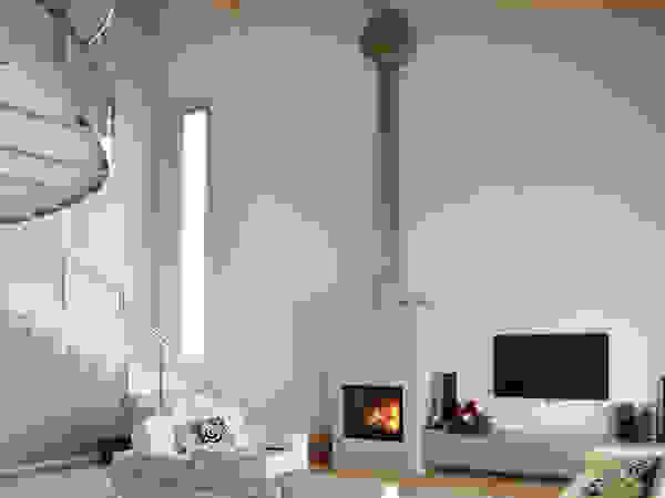 SALM Caminetti Modern Living Room Glass
